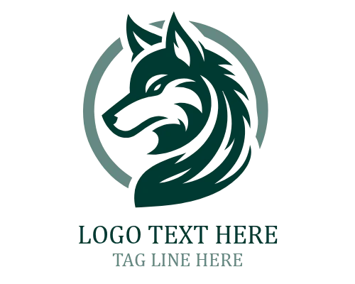 Premium Wolf Mascot Logo