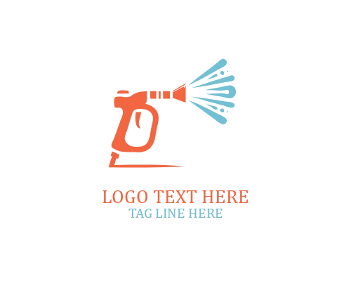 Pressure Wash Service Logo