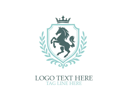 Prestige Horse Crest Logo