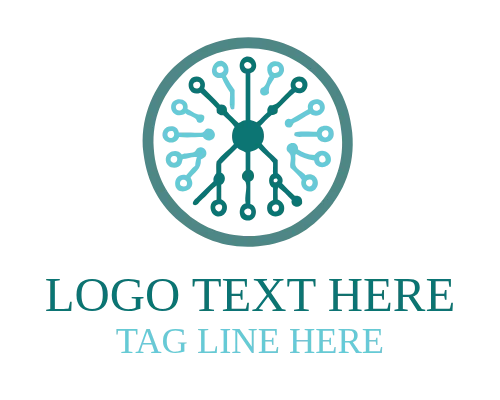 Pro Technology Circuit Emblem