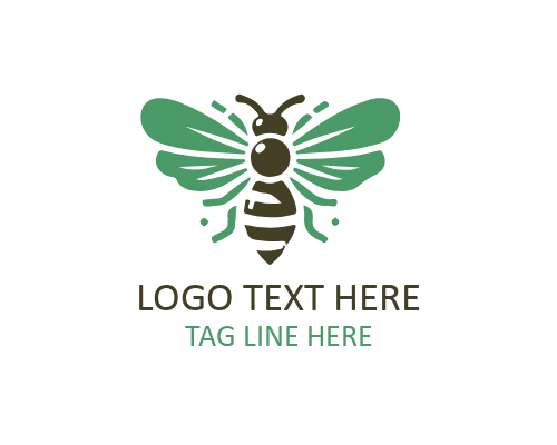 Professional Bee Logo for Business Branding