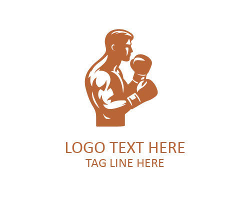 Professional Boxing Fighter Logo