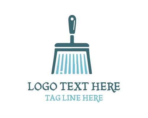 Professional Brush Cleaner Logo