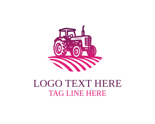  Professional Farm Tractor Logo for Commercial Agriculture Operations