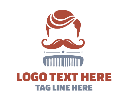 Professional Hair Salon Barber Logo