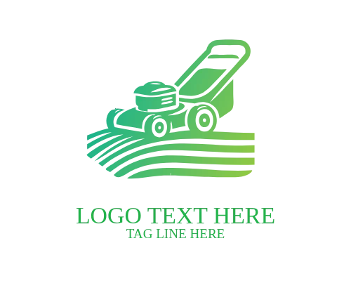 professional Lawn Mower Logo