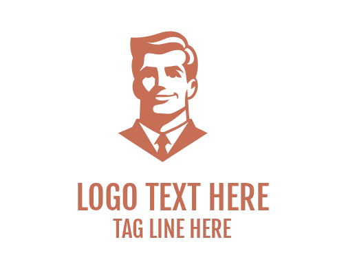 Professional Male Portrait Logo