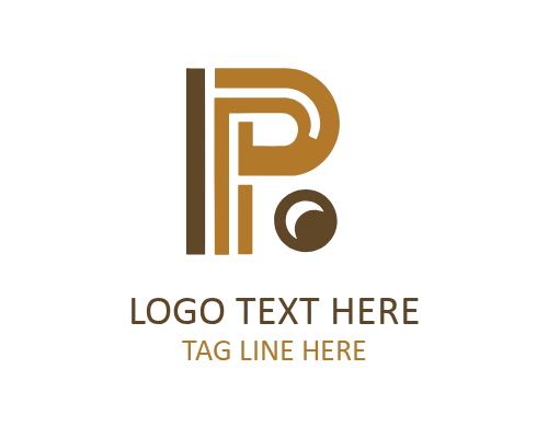 Professional Modern Letter P Logo for Business Identity