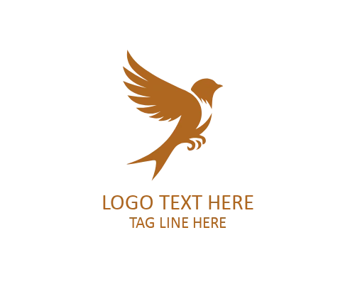 Professional Sparrow Logo Symbol