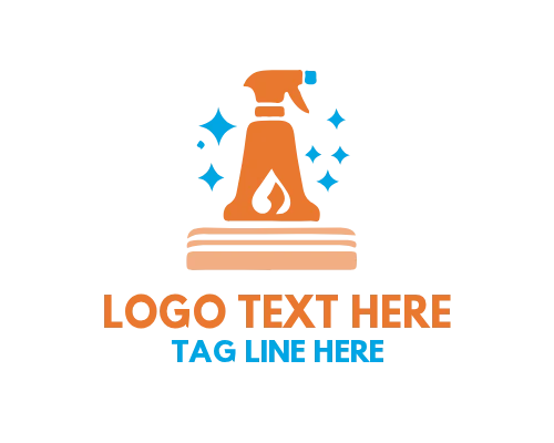 Professional Spray Cleaner Logo