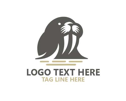 Professional Walrus Emblem Logo for Corporate Brands