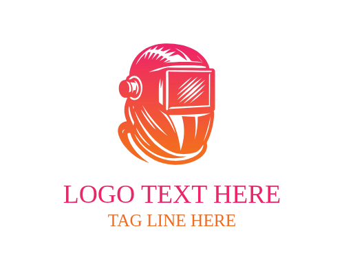 Professional Welder Mask Logo