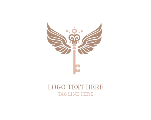 Promise Flight Wings Key Logo