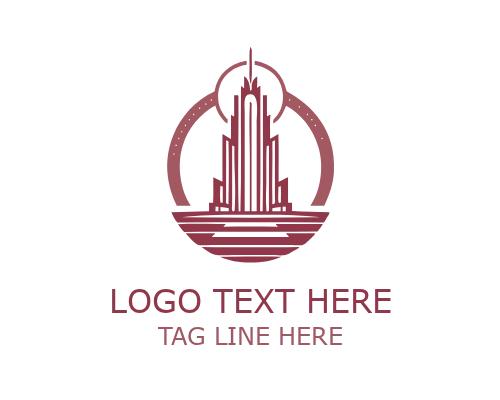Property Structure Real Estate Logo for Construction Branding