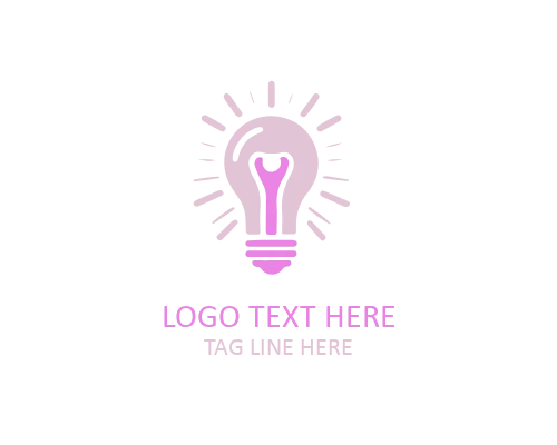 Protected Idea Bulb Logo