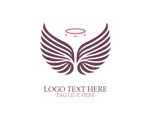 Protection Angel Wings Logo