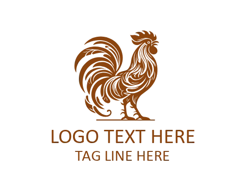 Proud Rooster Sunrise Logo
