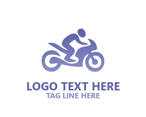 Pulse Abstract Motorcycle Logo