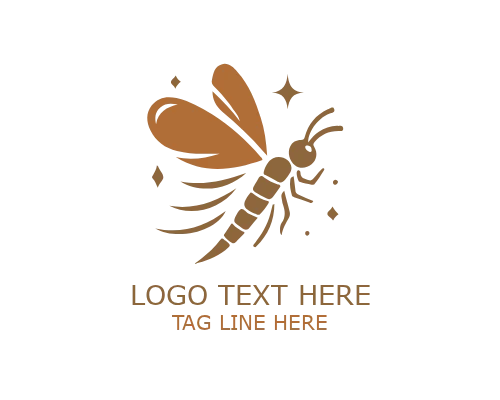 Pulse Light Firefly Logo for Tech, Health, and Innovation Brands