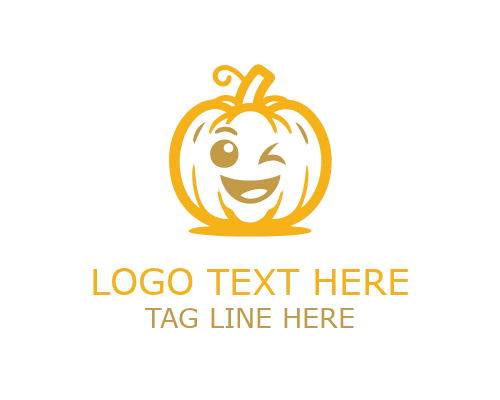 Pumpkin Crypt Smile Logo