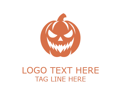 Pumpkin Night Crest Logo