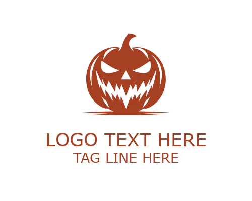 Pumpkin Shadow Grin Logo