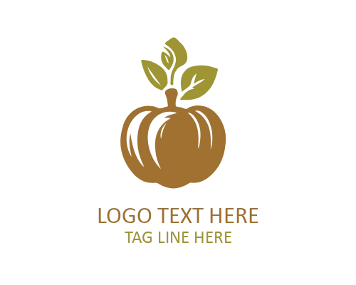 Pumpkin Vegetable Logo