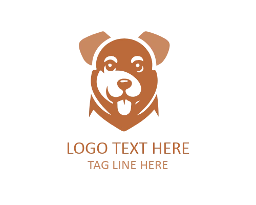 Puppy Doggy Icon Logo