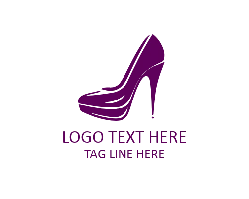 Pure Femme Heel Logo for Modern Women Brands