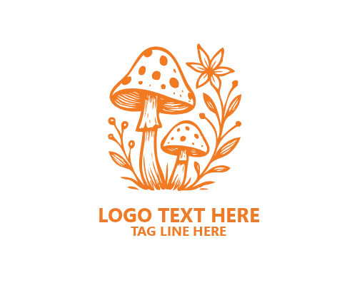 Pure Food Mushroom Logo