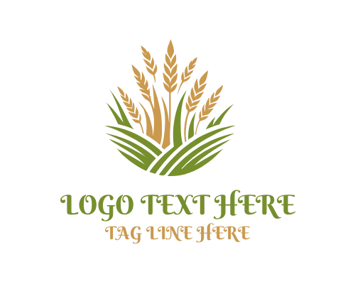 Pure Grass Logo for Eco Lawn Care Branding