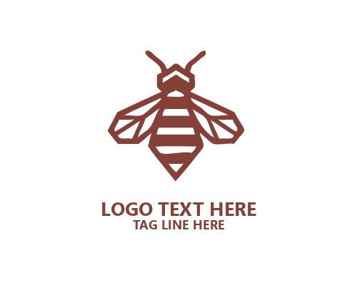 Pure Nature Honey Bee Logo
