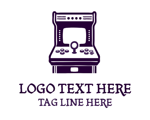 Purple  Arcade Gaming Logo