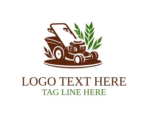 Push Lawn Mower Grass Cutting Icon