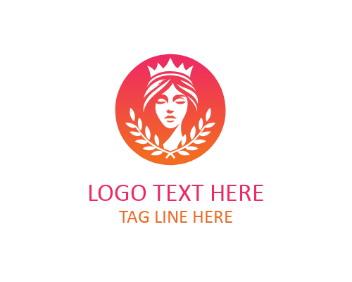  Queen Wisdom Circle Logo for Thoughtful Discussion Platforms