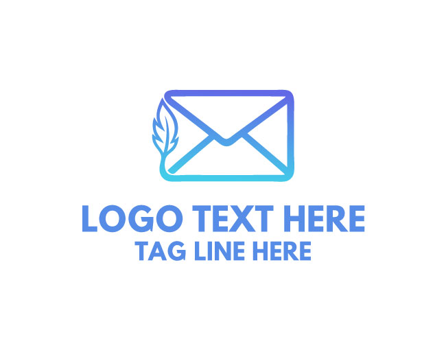 Quill Mail Pen Logo