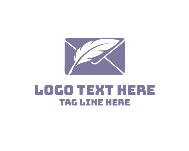 Quill Mail Scroll Logo