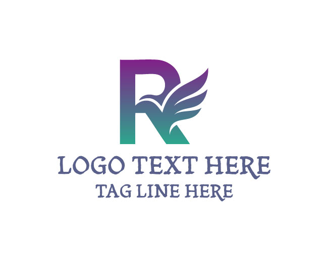 R Bird Monogram Logo