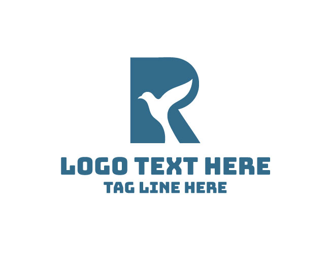 R Bird Symbol Logo