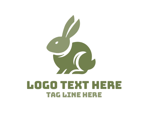 Rabbit Character Logo
