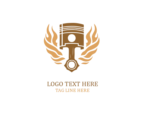 Racing Piston Wings Logo