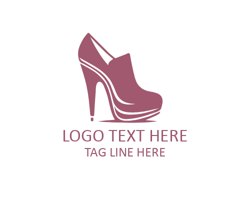 Radiance Heel Logo for High-End Fashion Brands