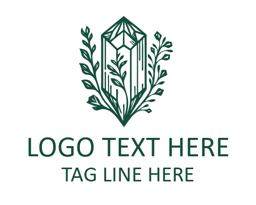 Radiant Gemstone Logo