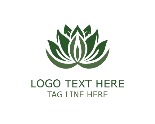 Radiant Lotus Floral Logo for Beauty, Spa, and Wellness Branding