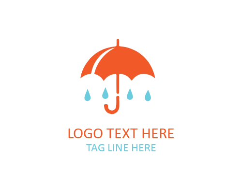 Rain Cover Umbrella Logo
