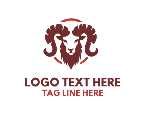 Ram Head Badge Logo