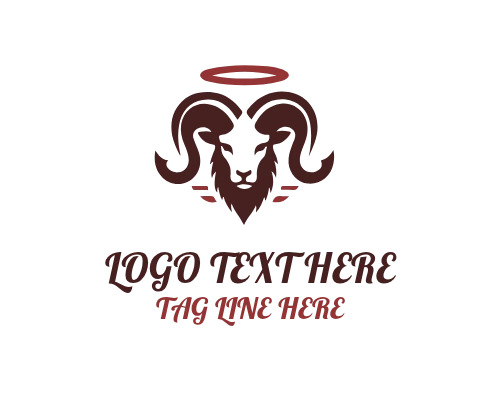 Ram Horn Icon Logo