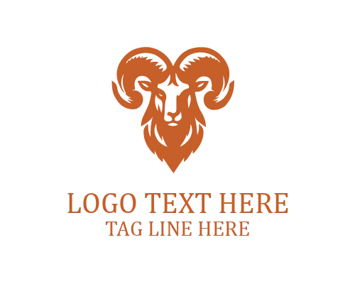 Ram Mascot Emblem Logo