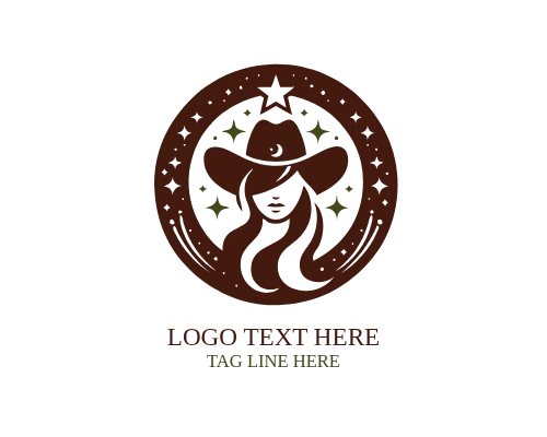Ranch Companion Cowgirl Logo