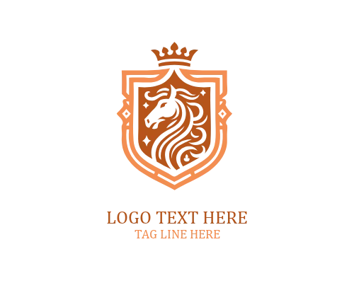 Ranch Horse Shield Logo